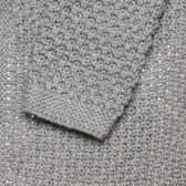 Памучна къса плетена жилетка с панделка за бебе Chicco 326043 3