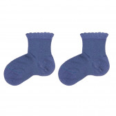 Памучни сини чорапи за бебе Chicco 326112 