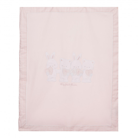 Памучно розово одеяло с мечета за бебе Chicco 326231 