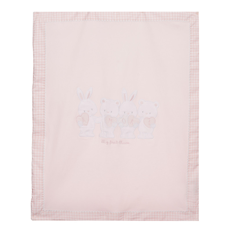 Памучно розово одеяло с мечета за бебе  326231