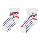 Памучни раирани чорапи LOVE за бебе Chicco 326271 
