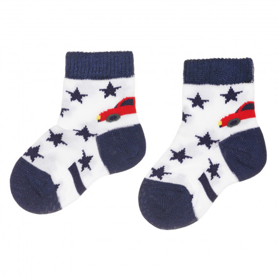Памучен комплект от два броя чорапи на звезди за бебе Chicco 326294 2