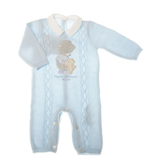 Плетен гащеризон с дълъг ръкав за бебе момче Chicco 32634 