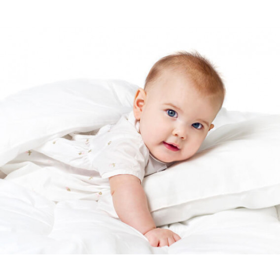 Бебешка възглавница, 35 х 45 см с антибактериални и антиалергични силиконови фибри и хипоалергичен памук Mycey 3265 2