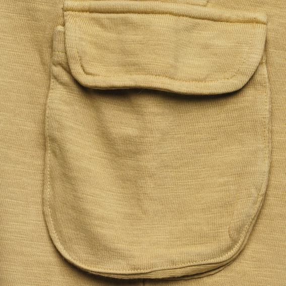 Памучен панталон със страничен джоб, кафяв Chicco 326810 2