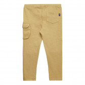 Памучен панталон със страничен джоб, кафяв Chicco 326811 4