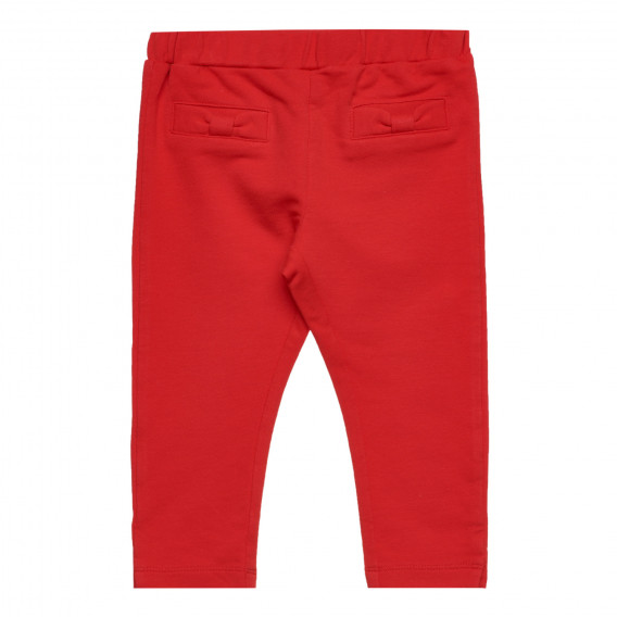 Спортен панталон с акцент на задните джобчета, червен Chicco 326864 