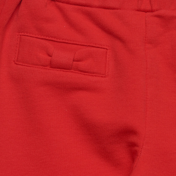 Спортен панталон с акцент на задните джобчета, червен Chicco 326865 2