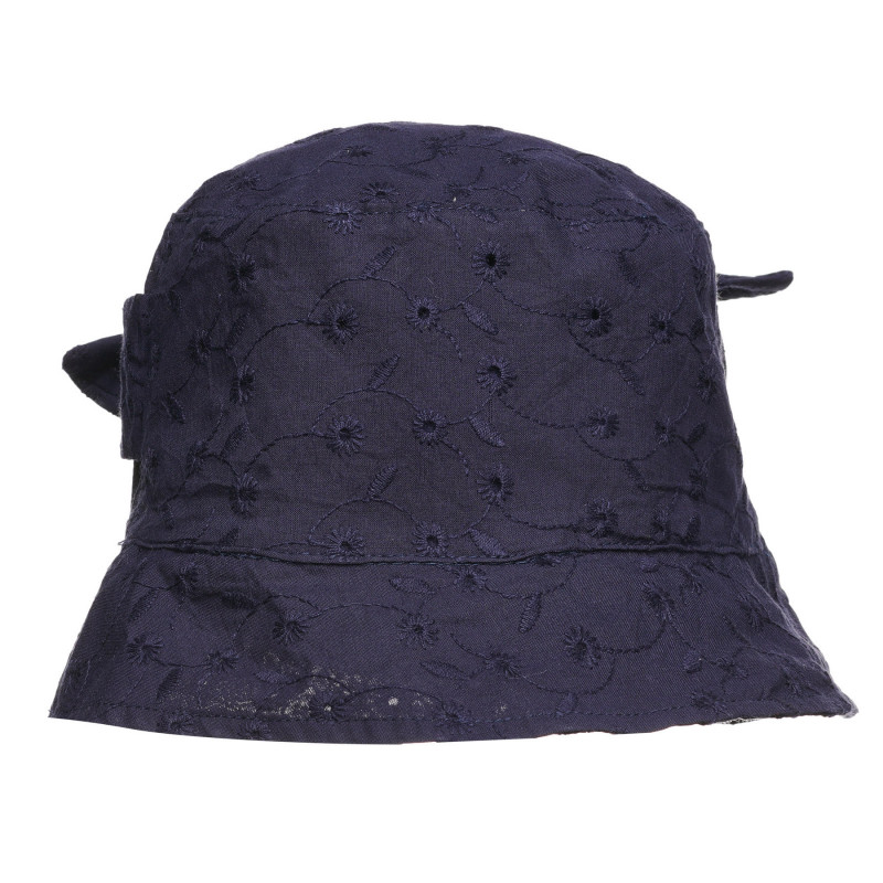 Памучна шапка с периферия, синя  326943