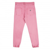 Дънки с кръпки, розови Guess 327045 4