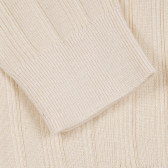 Плетена жилетка с качулка, бяла Guess 327665 4