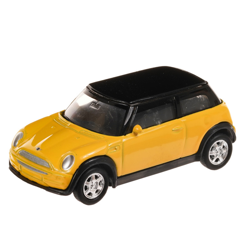 Количка Mini Cooper 2001, жълта  327885