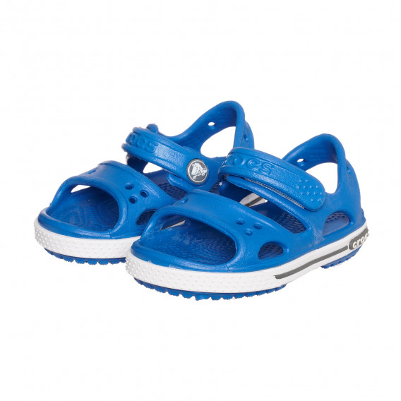 Гумени сандали с велкро закопчаване, сини CROCS 327961 