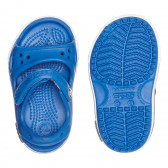 Гумени сандали с велкро закопчаване, сини CROCS 327962 3