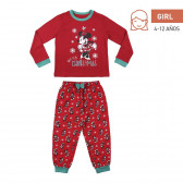 Памучна пижама с принт Minnie Mouse, червена Minnie Mouse 327972 