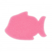 Мека подложка за баня Midi с розова рибка, синя Chipolino 328176 2