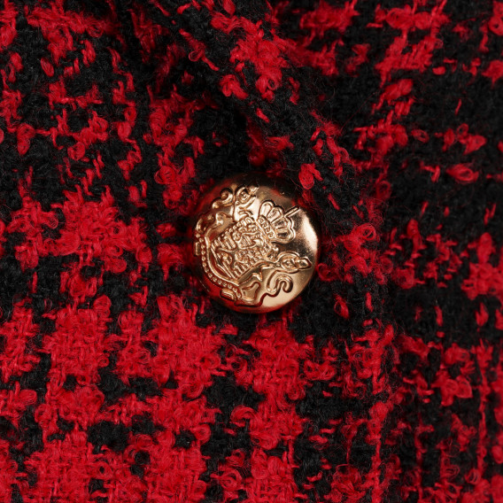 Палто със златни копчета, червено Guess 328624 2