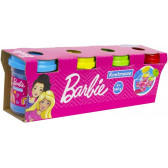 Комплект моделин, 4 цвята по 140 грама Barbie 328905 4