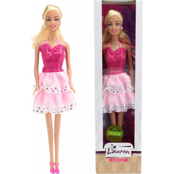 Кукла Лорън с розова рокля, 29 см Lauren 328911 2