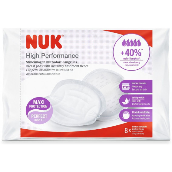 Подплънки за кърмачка Hihg performance, 8 бр. NUK 328972 