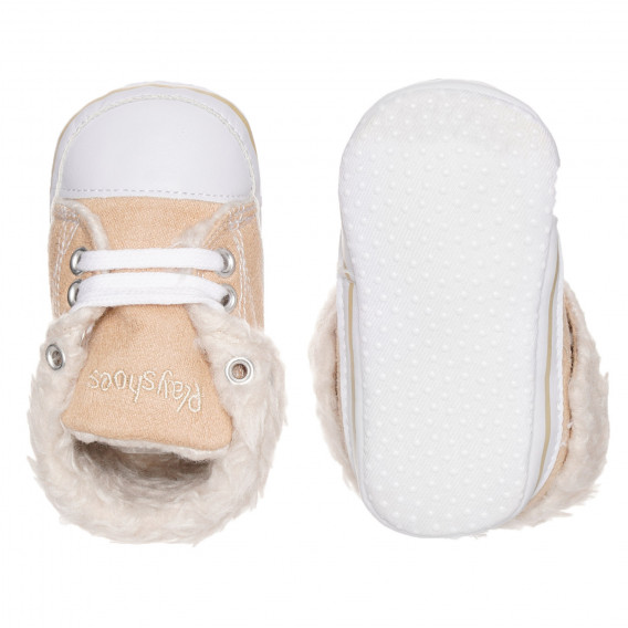 Зимни буйки за бебе, беж Playshoes 329519 4