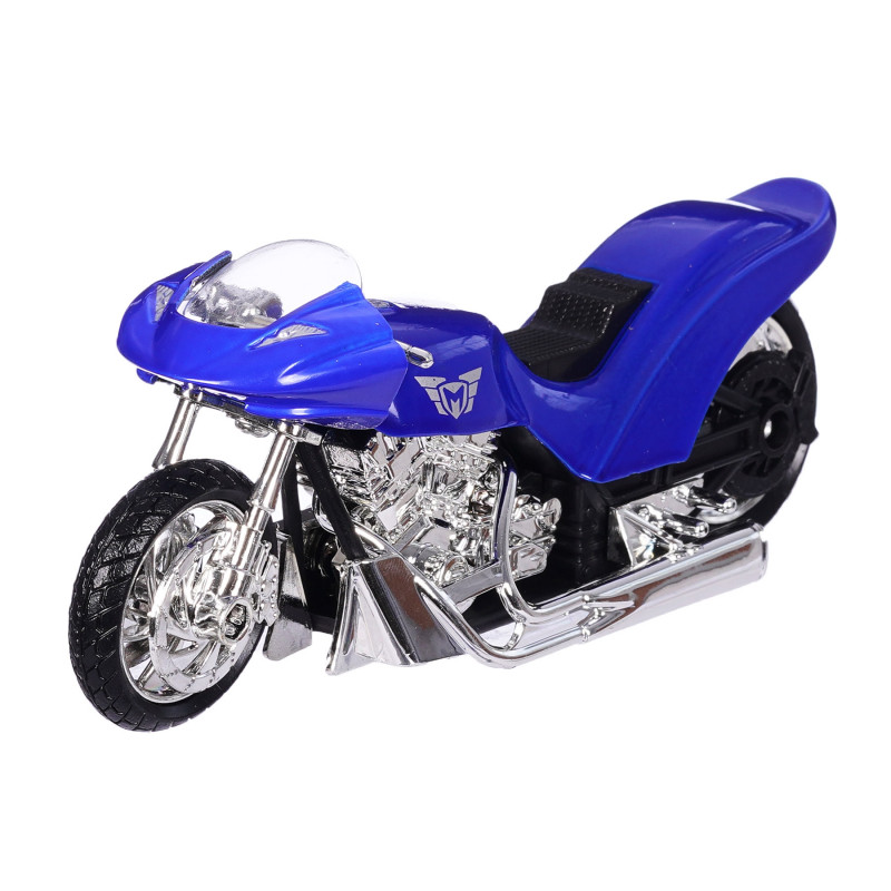 Мотоциклет Motormax 1:18, син  329573