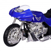 Мотоциклет Motormax 1:18, син Motormax 329575 3