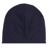 Памучна шапка за бебе с щампа, синя Chicco 329692 3
