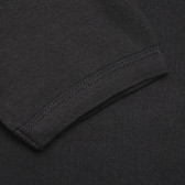 Памучна тениска черна за момче Stuka 329694 2