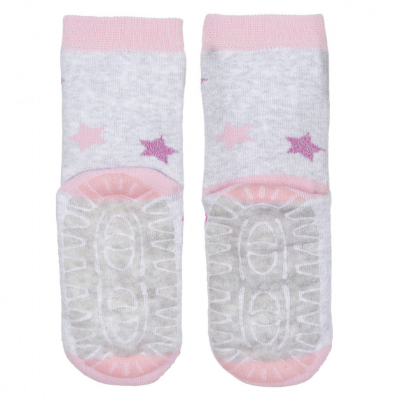 Чорапи със зайче, розови Chicco 329745 2
