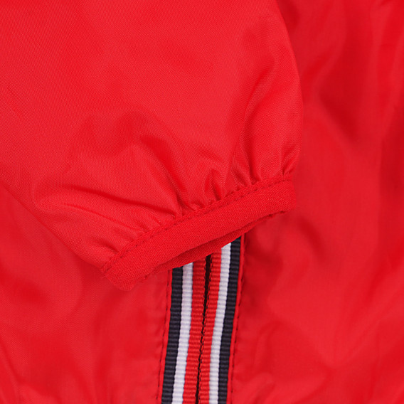 Тънко яке тип ветровка с цветен кант, червено Chicco 329765 3