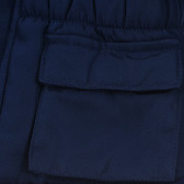 Зимно яке с пухкава качулка и джобове, тъмносиньо Chicco 330155 3