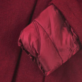 Вълнено палто с качулка и панделка, червено Chicco 330186 3