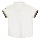 Спортно-елегантна риза с къс ръкав, щампа и джоб Chicco 330879 4