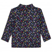 Блуза с поло яка и флорален принт Chicco 331183 