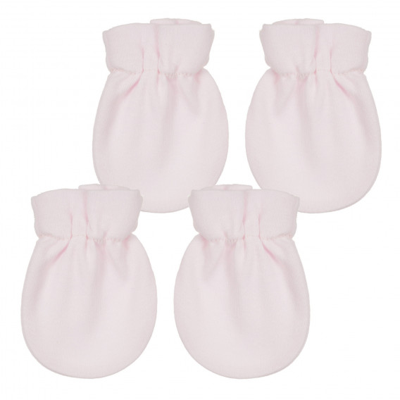 Памучни ръкавички за бебе, розови Chicco 331191 