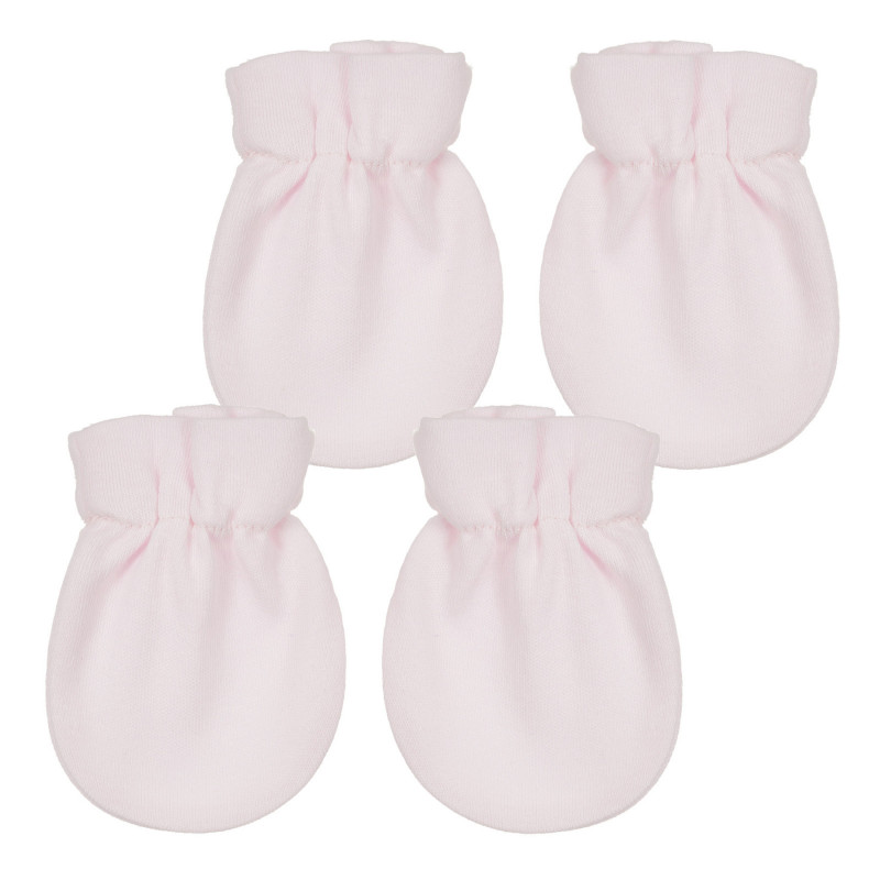 Памучни ръкавички за бебе, розови  331191