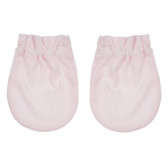 Комплект памучни ръкавички за новородено, розови Chicco 331360 2