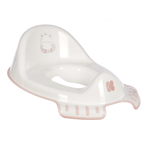 Тоалетна седалка анатомична Hippo, розова Kikkaboo 331435 