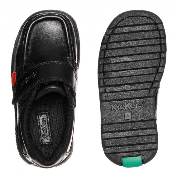 Елегантни обувки Fragma от естествена кожа, черни KICKERS 331851 3