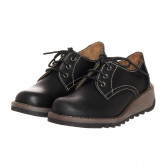 Обувки с връзки от естествена кожа, черни Fly London 331861 