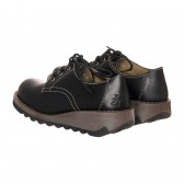 Обувки с връзки от естествена кожа, черни Fly London 331862 2