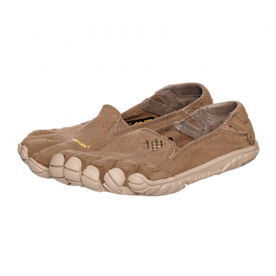 Текстилни аква обувки с пръсти, кафяви Vibram 331978 
