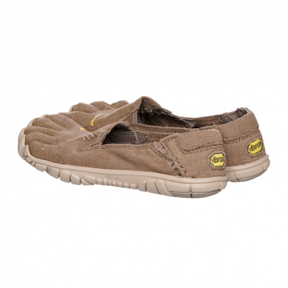 Текстилни аква обувки с пръсти, кафяви Vibram 331979 2