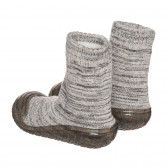 Пантофи тип чорап за бебе, сиви Playshoes 332081 2
