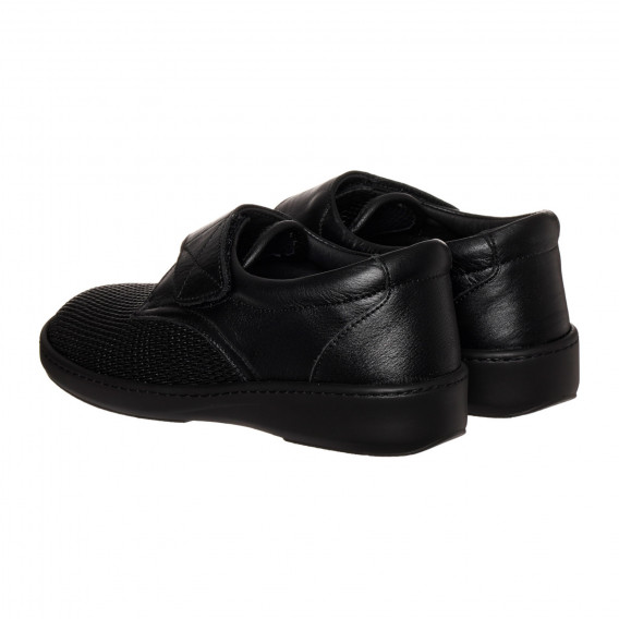 Обувки от естествена кожа, черни Chung shi 332585 2