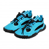 Аква обувки с черни акценти, сини Playshoes 332660 