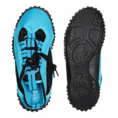 Аква обувки с черни акценти, сини Playshoes 332661 3