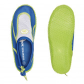 Аква обувки със зелени акценти, сини Trespass 332855 3
