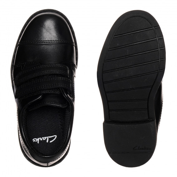 Класически обувки от естествена кожа, черни Clarks 332859 3
